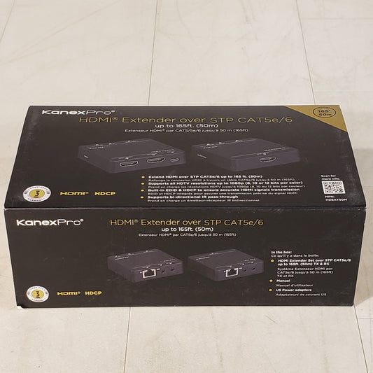 KanexPro HDEXT50M HDMI Extender Ober CAT5e/6 Up To 165FT