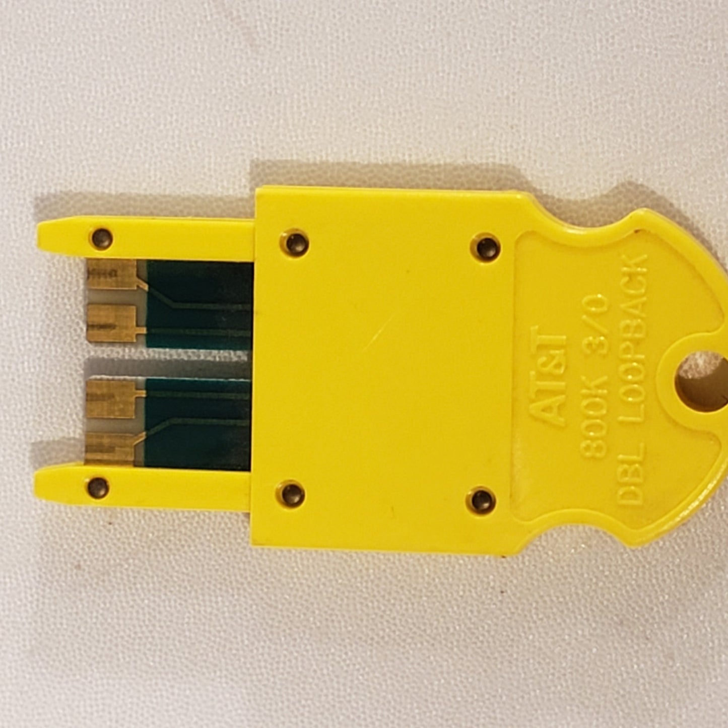 AT&T 800K 3/0 DBL Loopback Circuit Connector
