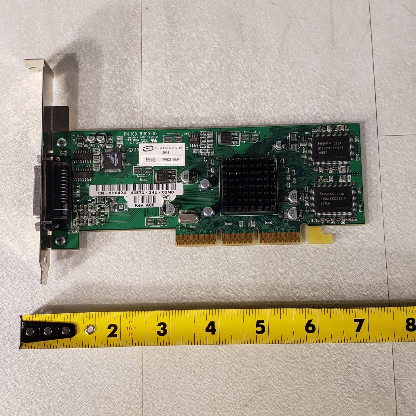 ATI E-G012-01-3614(B) (VCS3-3) AGP DVI Video Card