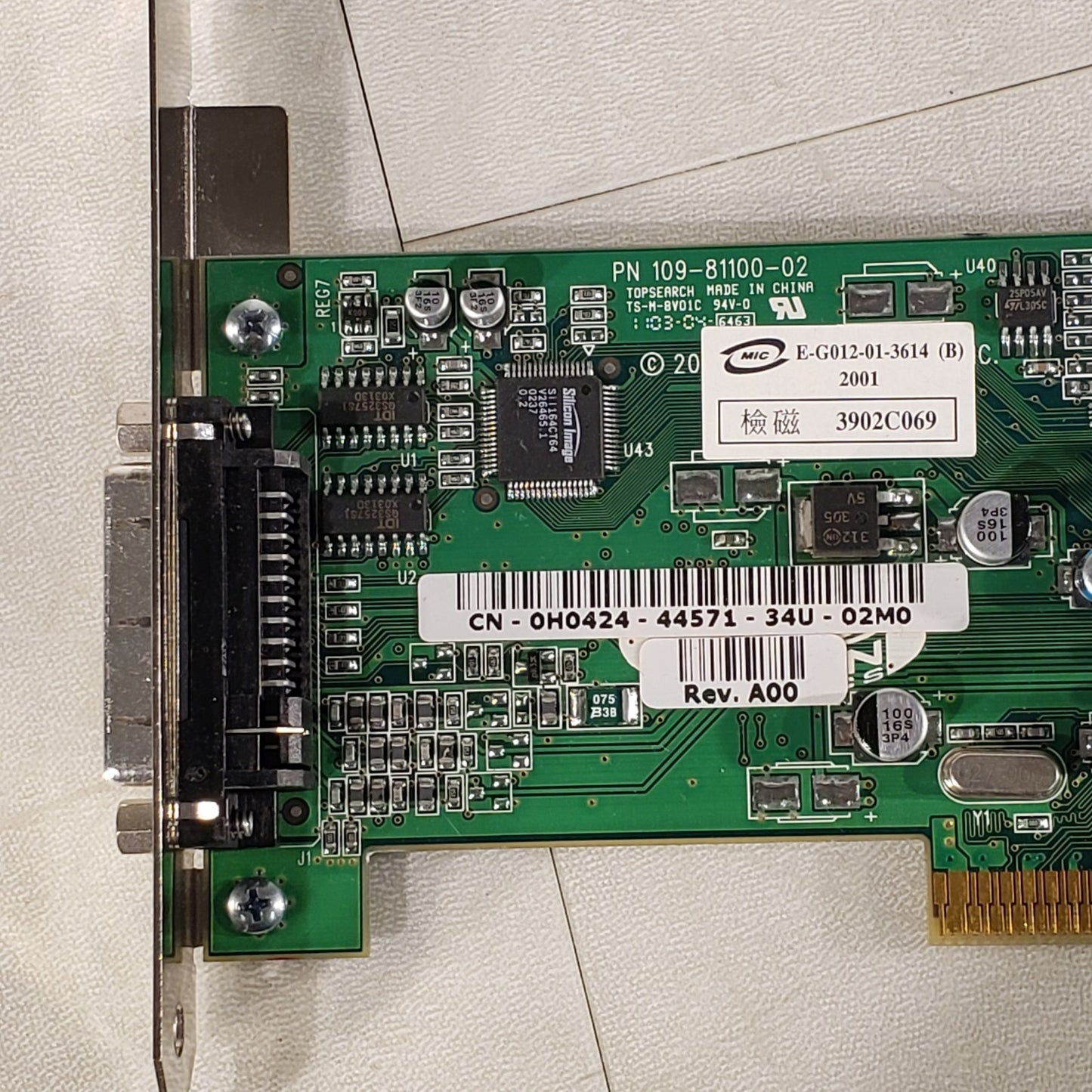 ATI E-G012-01-3614(B) (VCS3-3) AGP DVI Video Card