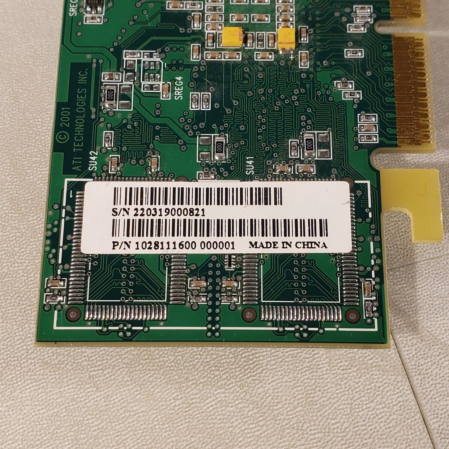 ATI E-G012-01-3614(B) (VCS3-3) AGP DVI Video Card