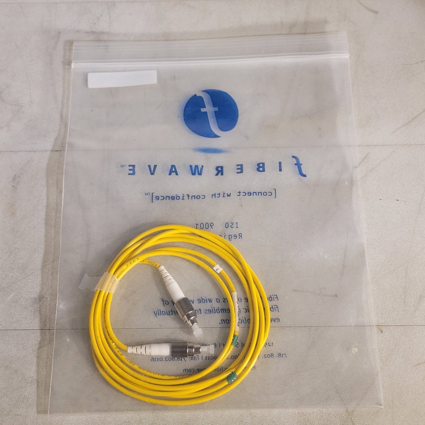 Fiberwave FC-FC SM 2 METER Fiber Optic Cable 6ft ISO 9001 Single Mode