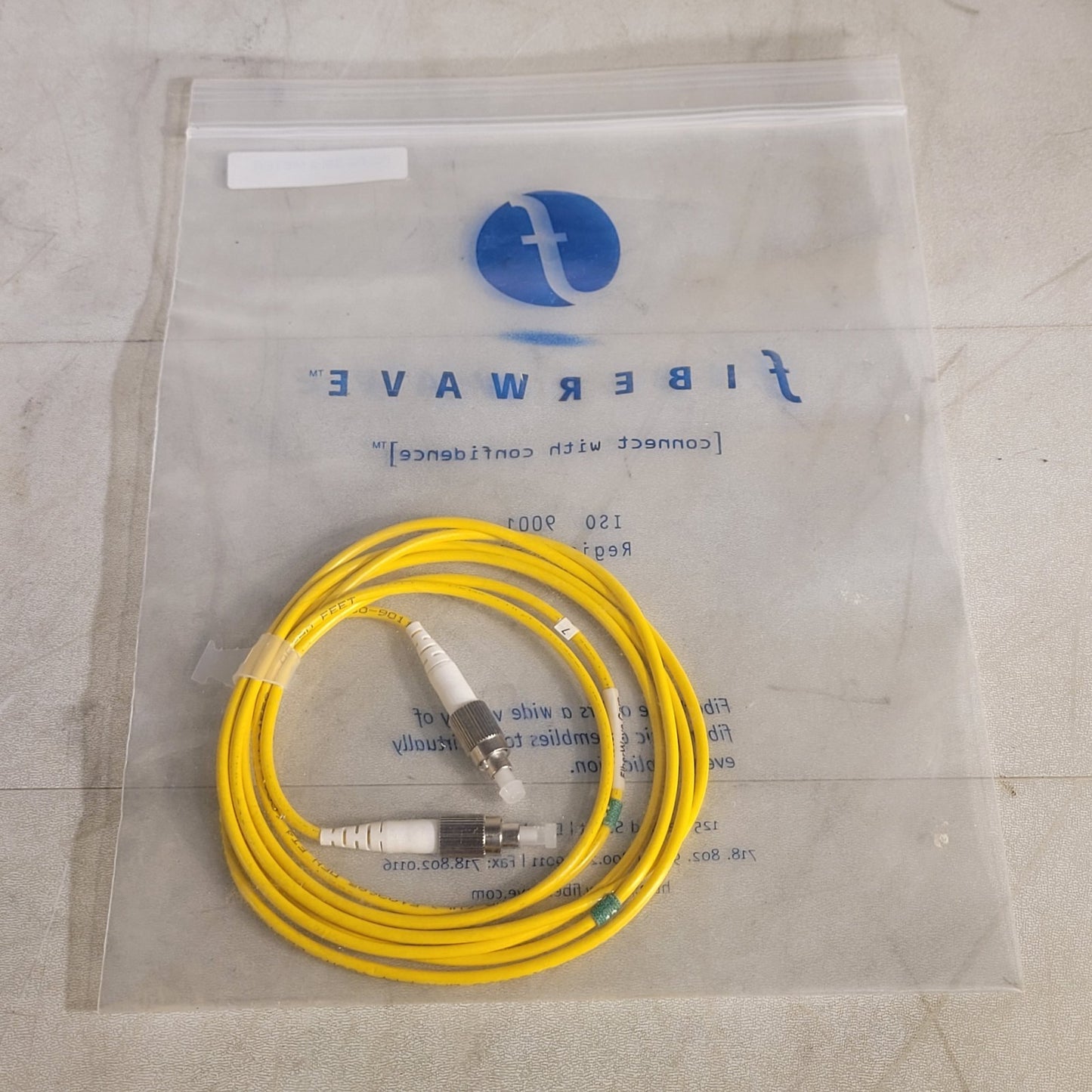 Fiberwave FC-FC SM 2 METER Fiber Optic Cable 6ft ISO 9001 Single Mode