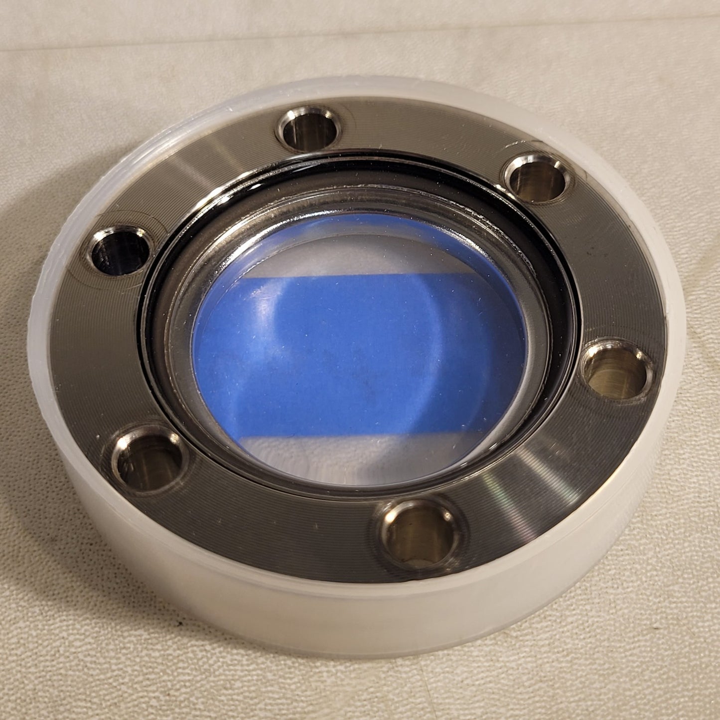 2.75" CF Conflat Quartz Viewport DN35CF Ultra High Vacuum UHV 1-5/8" Port CF35