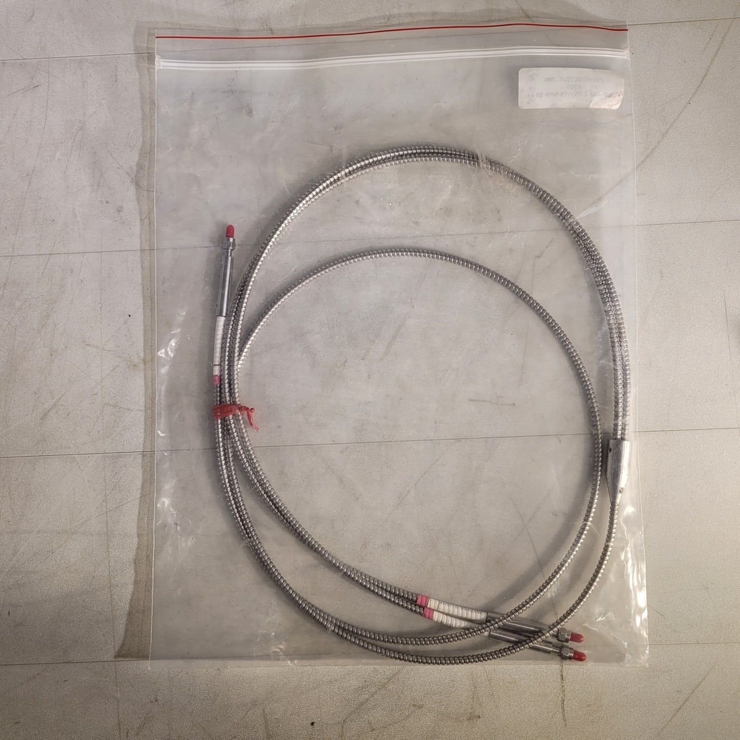 FiberOpticStuff BIF-400-2-UV/VIS-SMA-SS Bifurcated Flexible Armored Fiber Optic