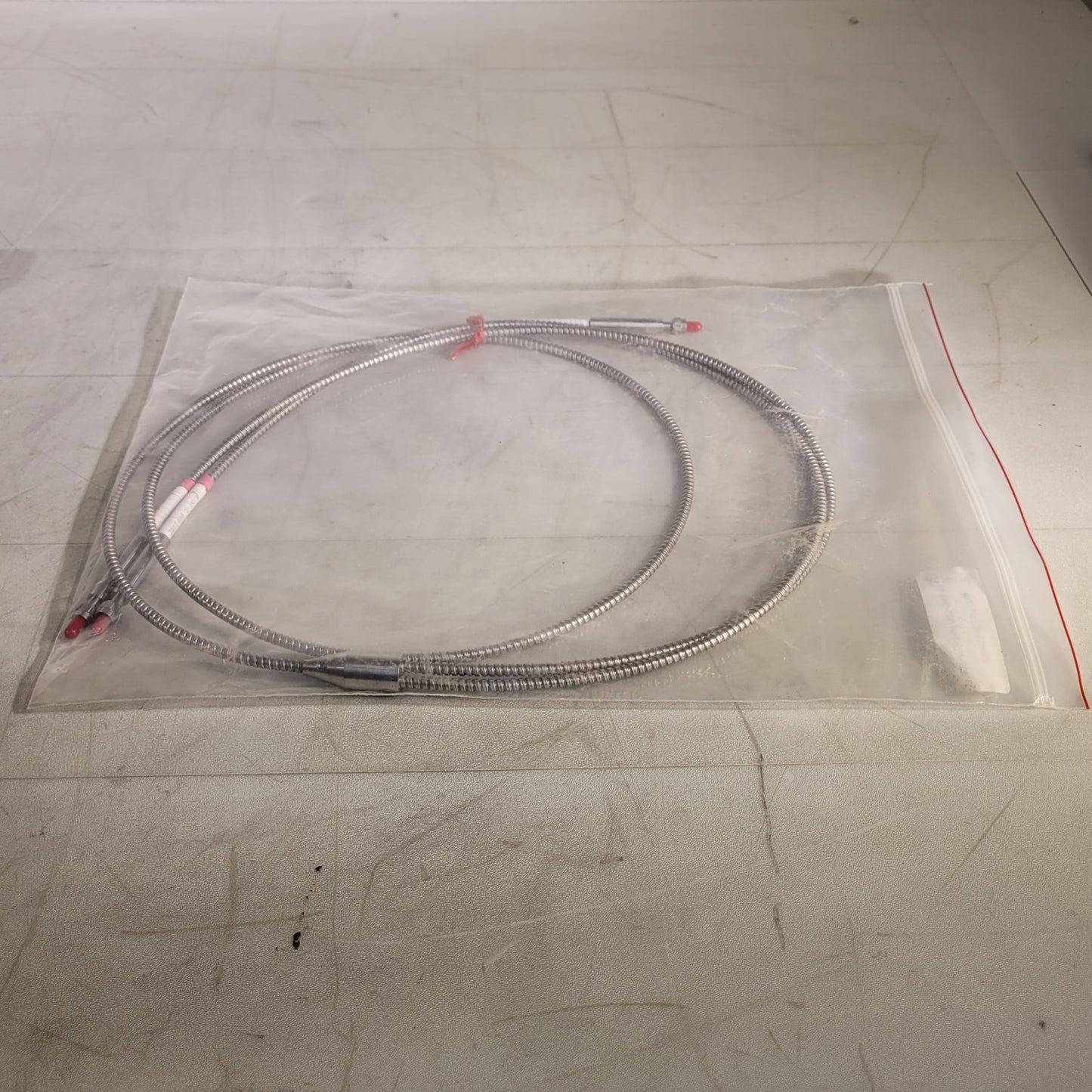 FiberOpticStuff BIF-400-2-UV/VIS-SMA-SS Bifurcated Flexible Armored Fiber Optic
