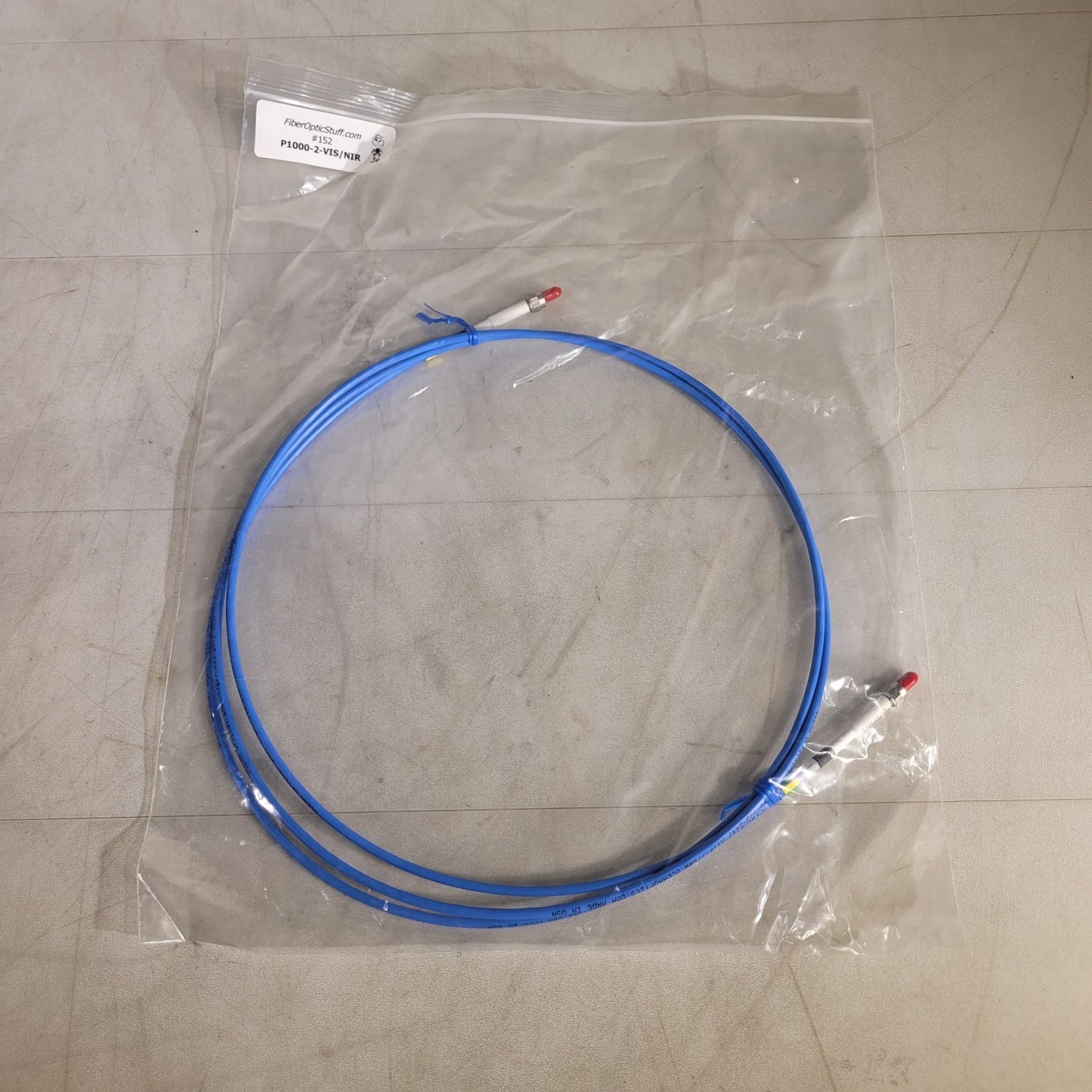 Fiber Optics P1000-2-VIS/NIR Fiber Optic Cable 400-2100 nm w/ SMA905 Connectors