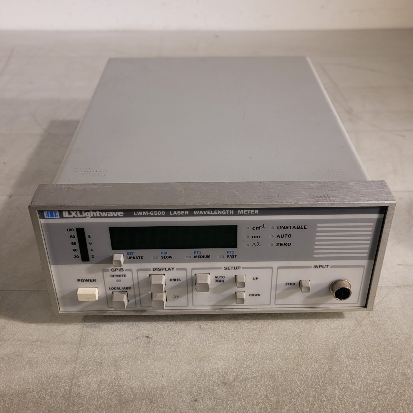ILX Lightwave LWM-6500 Laser Wavelength Meter Range Controller