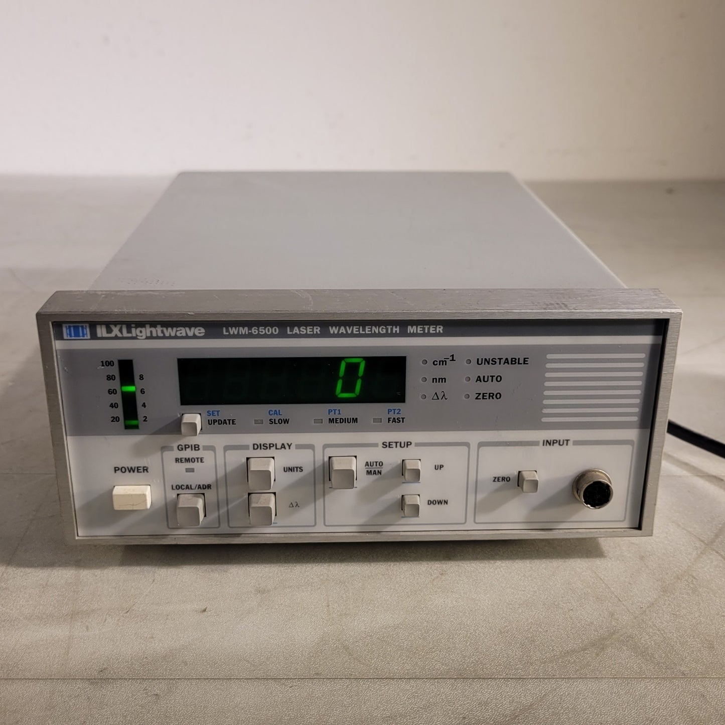 ILX Lightwave LWM-6500 Laser Wavelength Meter Range Controller