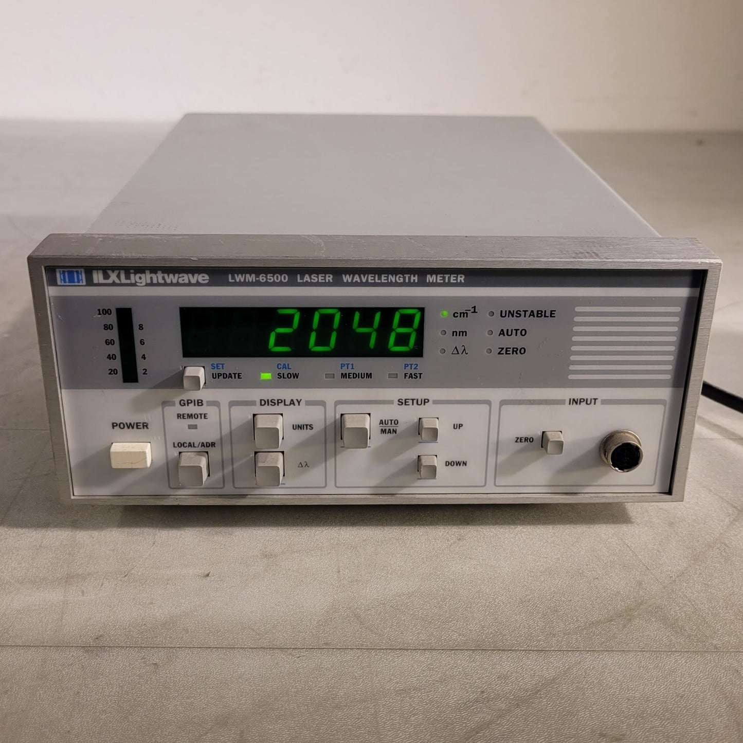 ILX Lightwave LWM-6500 Laser Wavelength Meter Range Controller