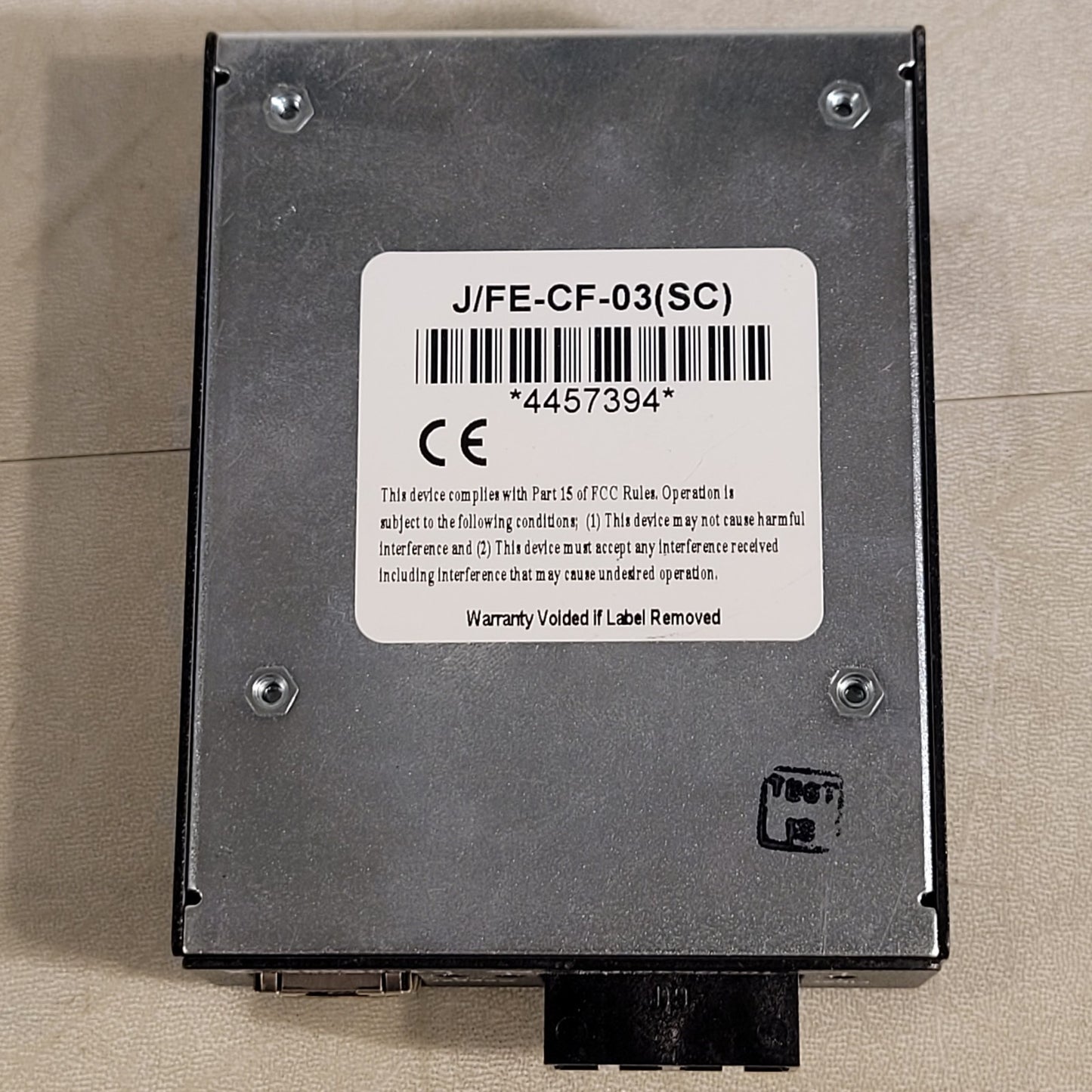Transition Networks J/FE-CF-03 100Base-FX to 100Base-TX Media Converter