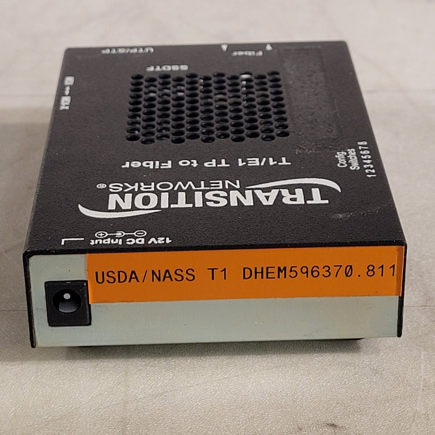 Transition Networks T1/E1 TP to Fiber Media Converter SSDTF1027-120