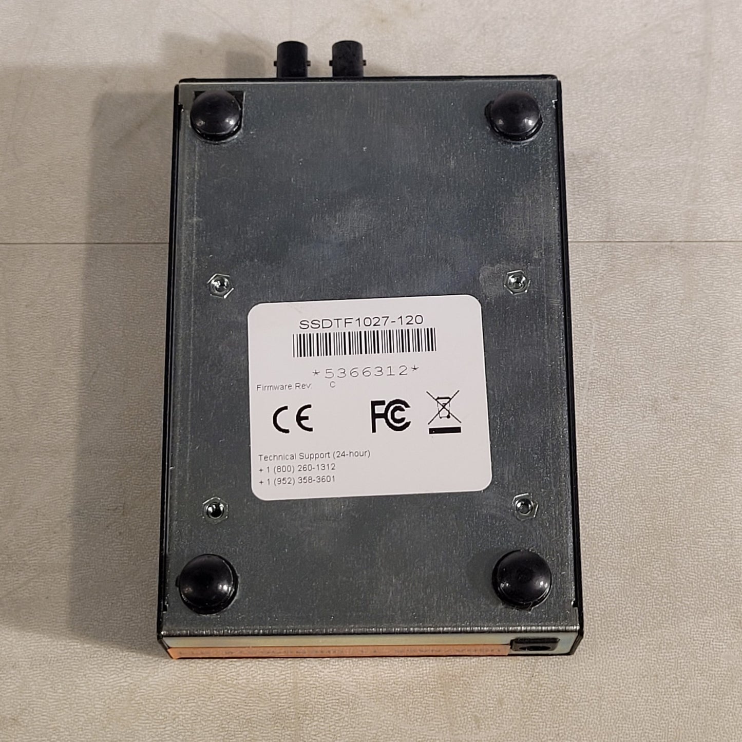 Transition Networks T1/E1 TP to Fiber Media Converter SSDTF1027-120