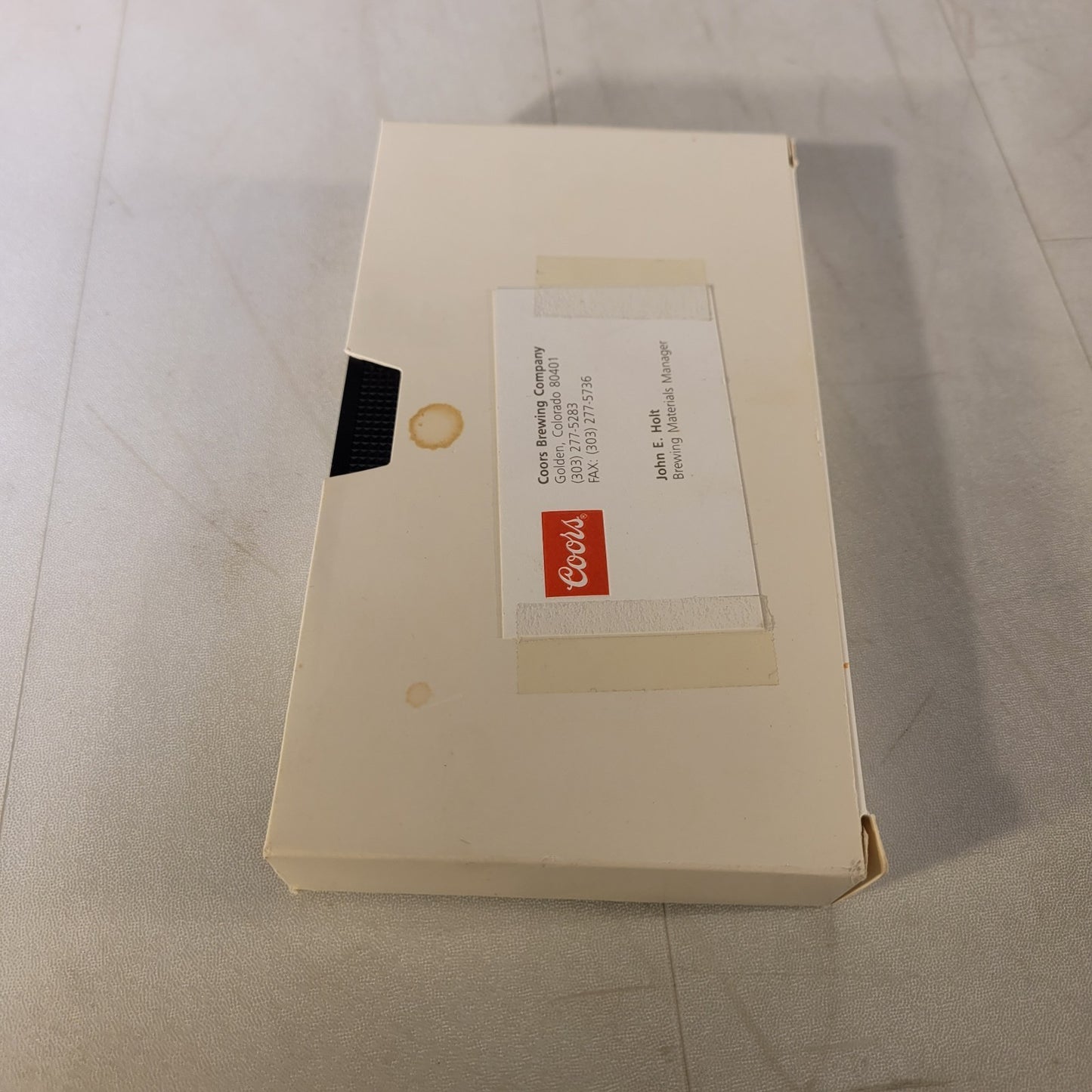Golden Grains: Coors Barley Story VHS And Case Informational Video 9/21/1992