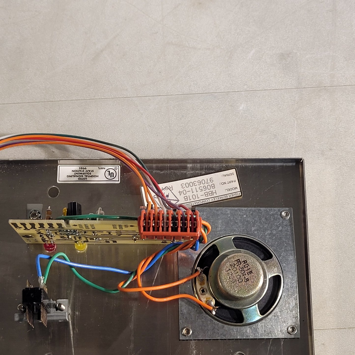 Ektacom HBB-101B Patient Call Station B06511-04 Rev I w/ Speaker