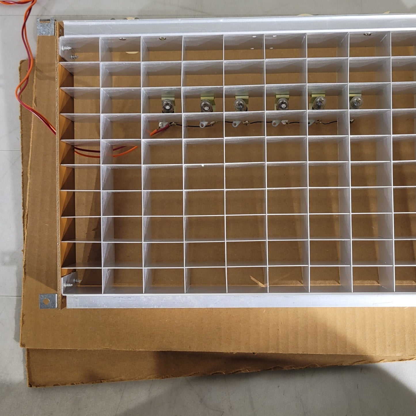 Rauland Lap-128 Nurse Call Light Board 100 Slot 10x10