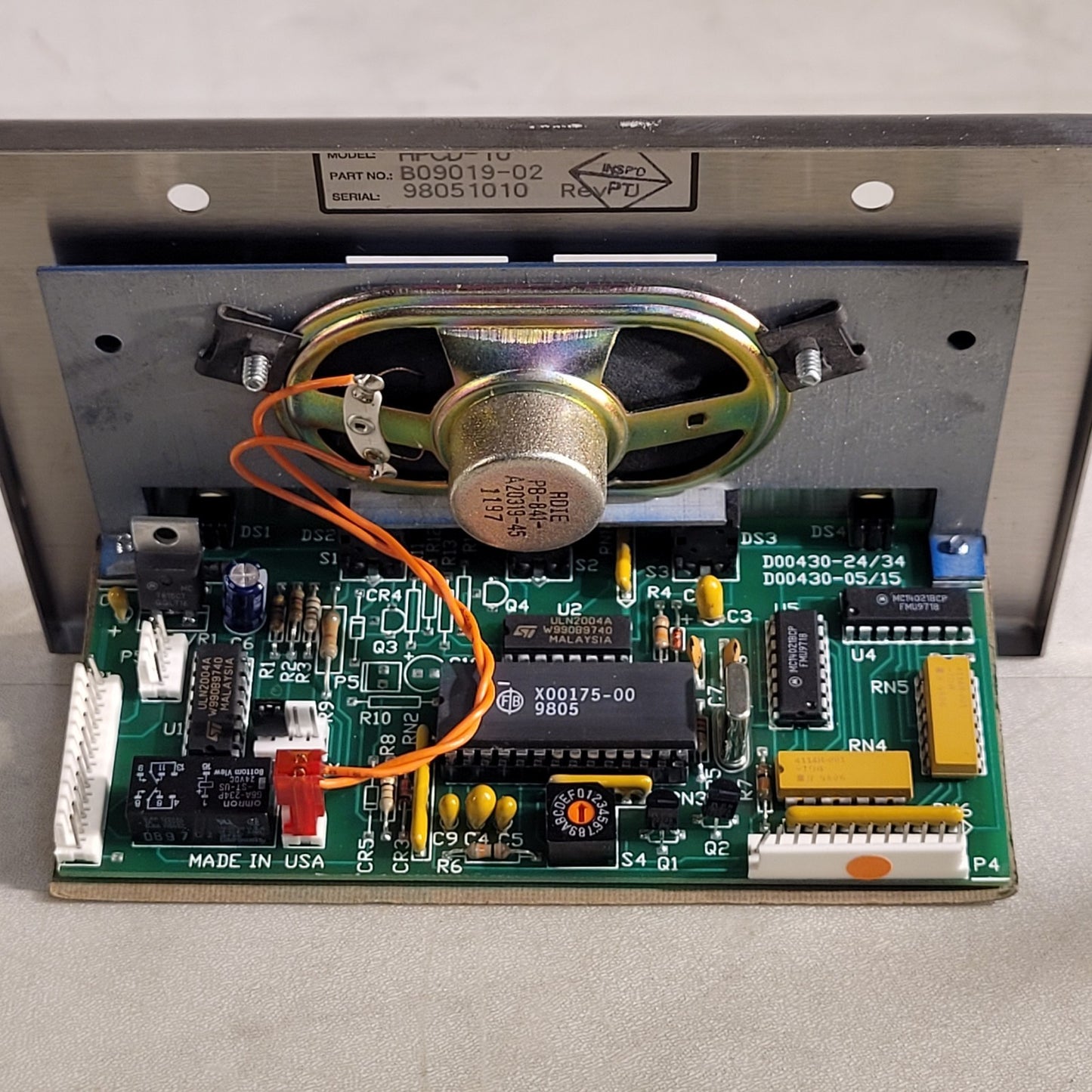 Ektacom HPCD-10 Hospital Signaling Equipment Silence Reset Call B09019-02