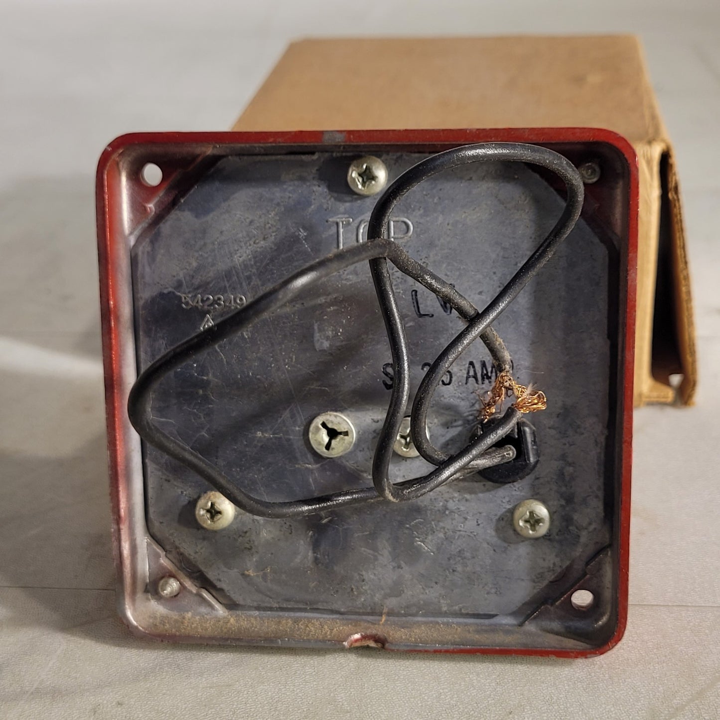 FOS Faraday 3410 Red Bell Standard Electric Time P/N 009843