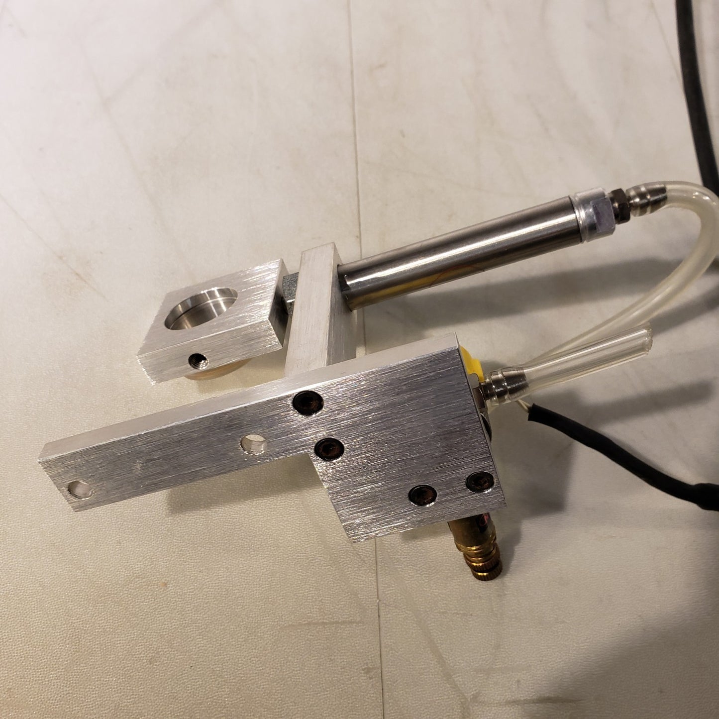 Filter Actuator Solenoid Clippard Evo-3-12 Custom Mount Bimba Cylinder 5-Pin DIN