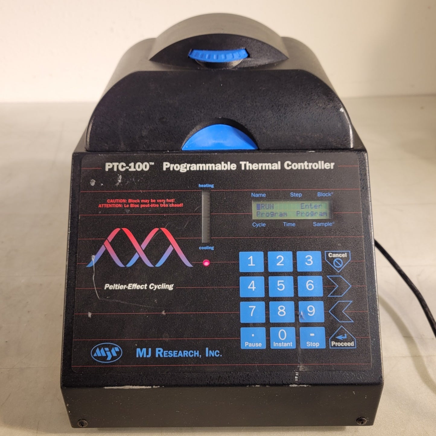 MJ Research PTC-100 Programmable Thermal Controller / Thermal Cycler Black