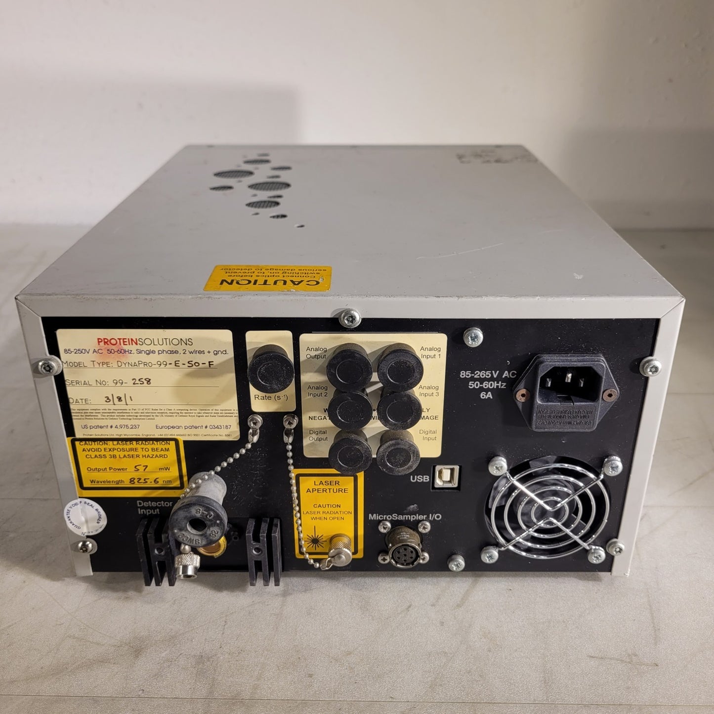 Protein Solutions DynaPro-99-E-50 Dynamic Light Scattering Module