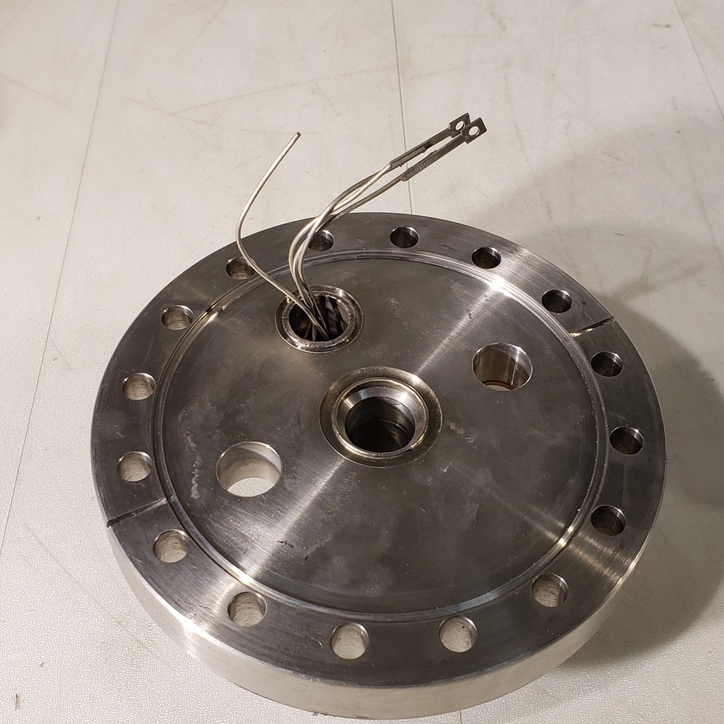 MDC 6" DN100CF Conflat Flange w/ 2x 1.33" Zero Length Adapter 3/4" Ultra Torr