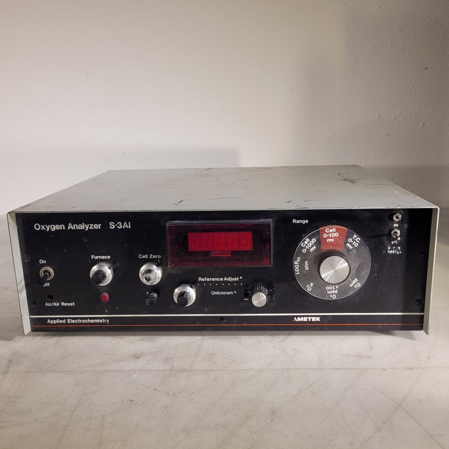 Applied Electrochemistry AEI Ametek S-3AI Oxygen Analyzer Control Unit