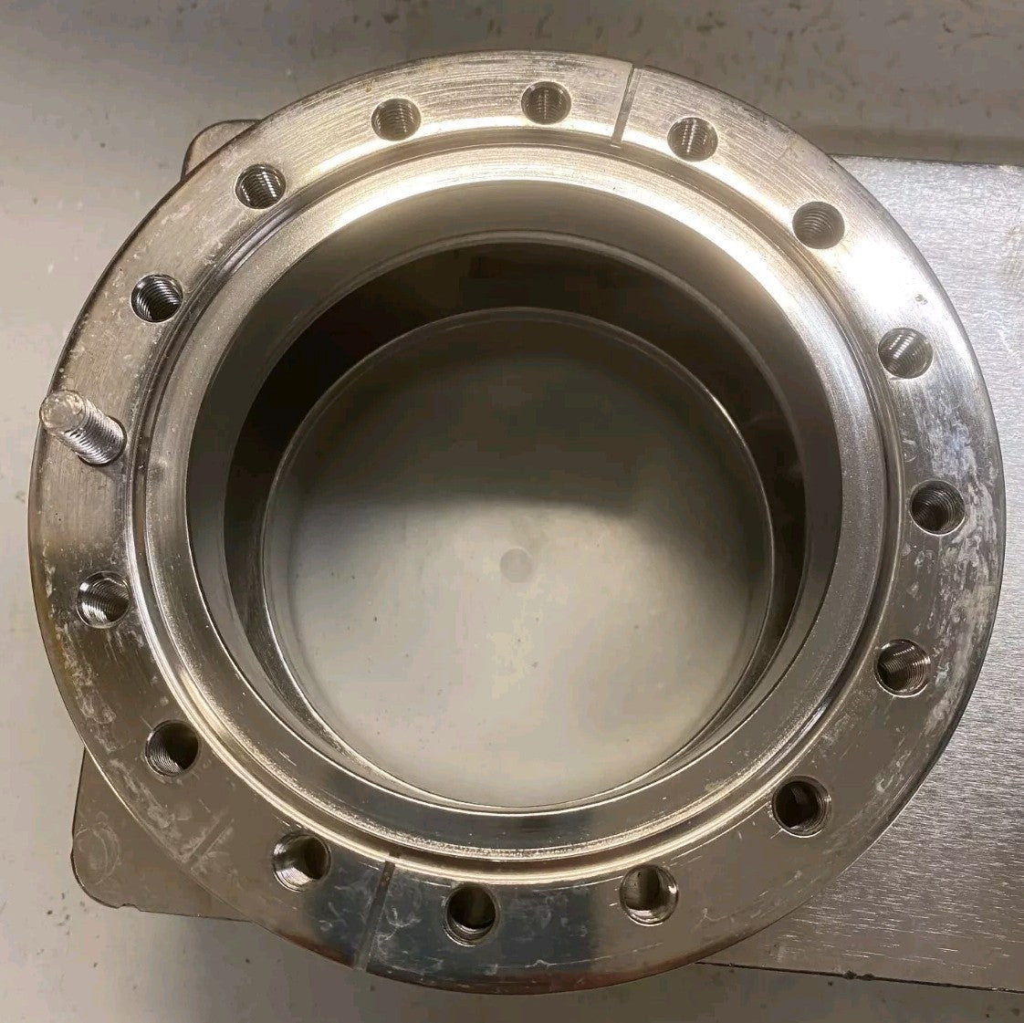 HVA 6" CF Conflat DN100CF Pneumatic Gate Valve High Vacuum SS 11211-0400 CF100