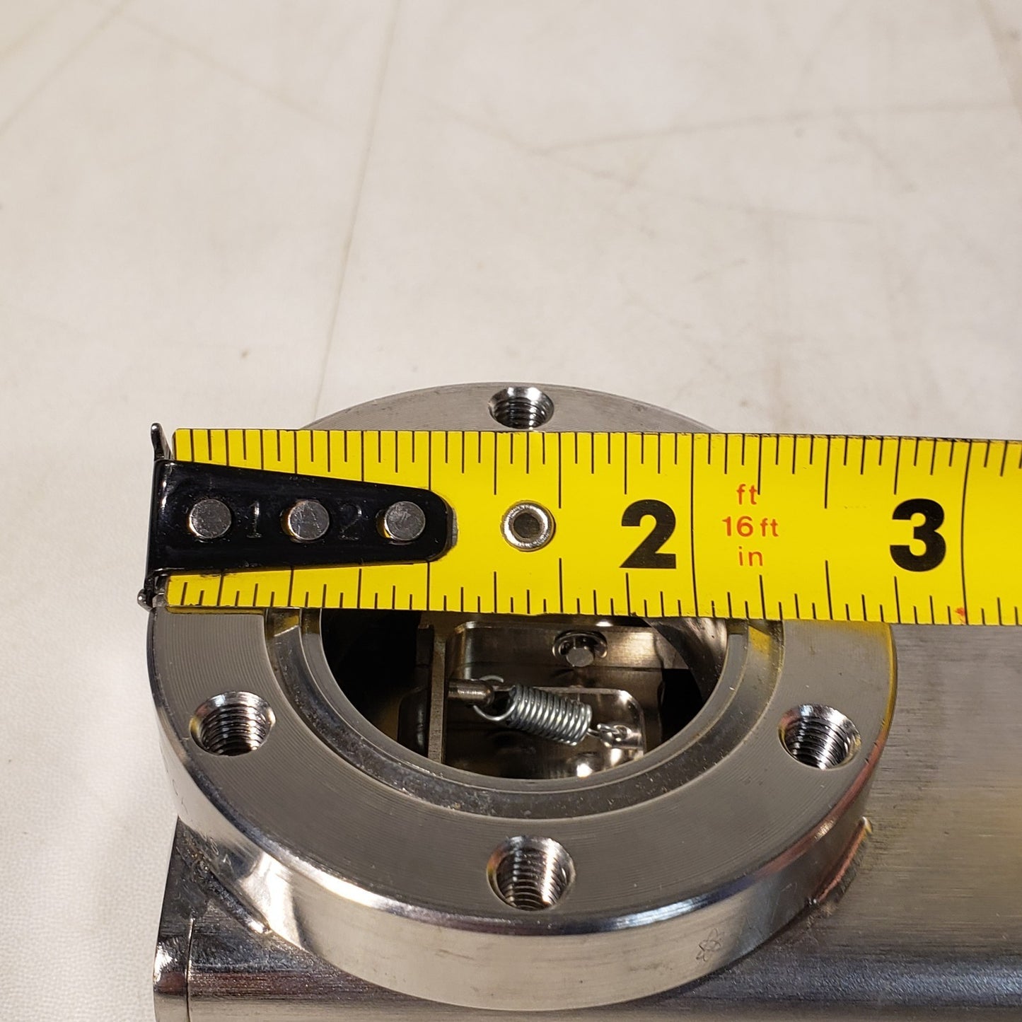 MDC 2.75" CF Conflat DN35CF Pneumatic Gate Valve High Vacuum SS GV-1500V-P-03