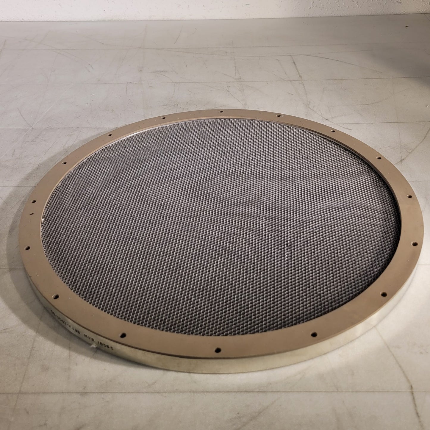 Parker 06-1002-11398 Circular Shielded Honeycomb Vent w/ RF screen 15" Diameter