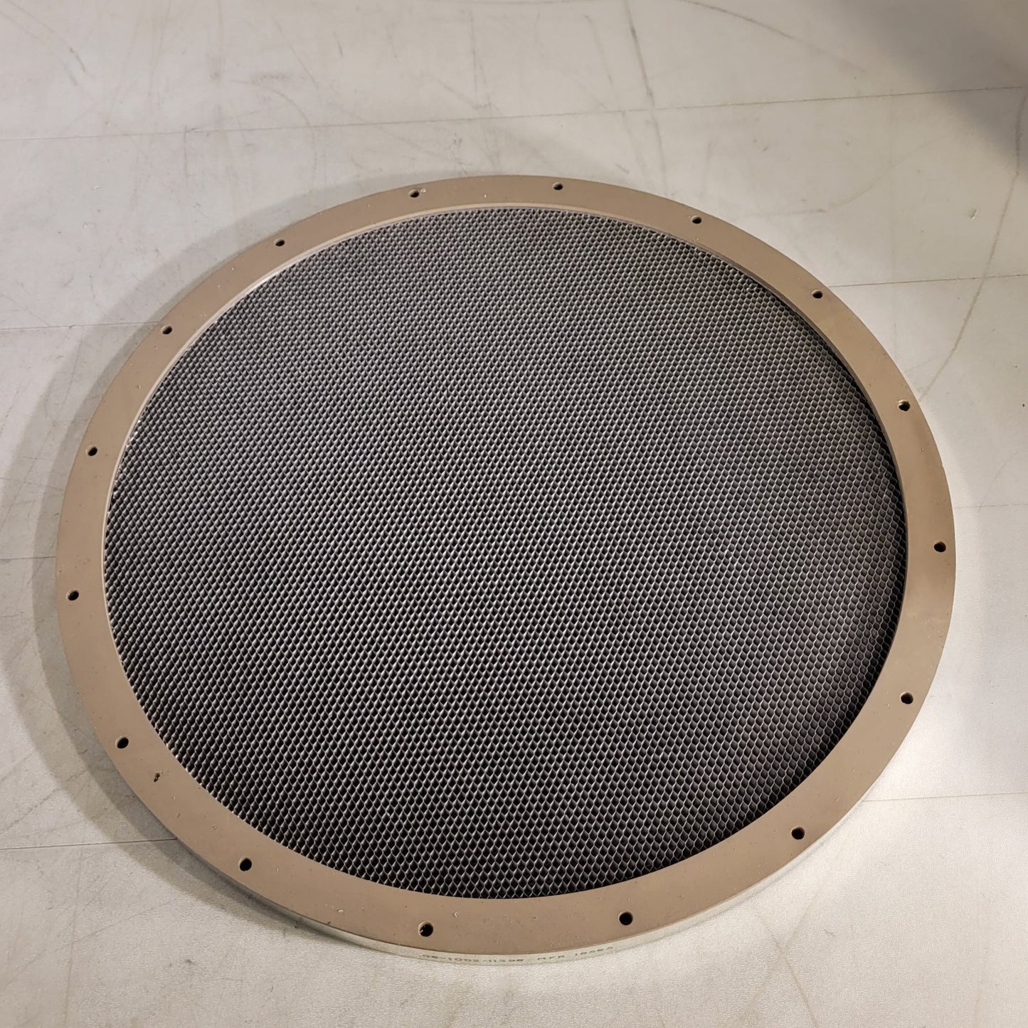 Parker 06-1002-11398 Circular Shielded Honeycomb Vent w/ RF screen 15" Diameter