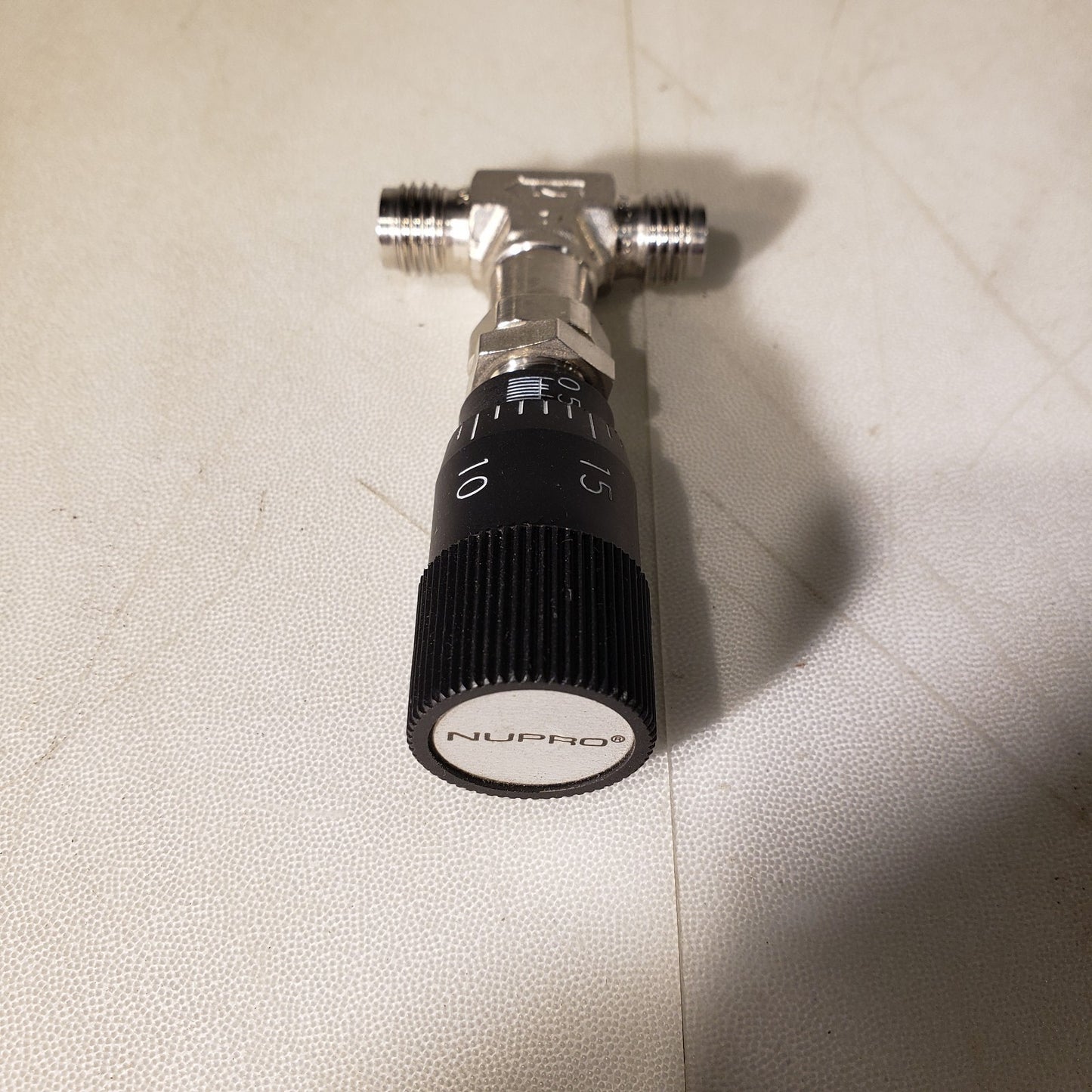 Nupro High Precision Metering Needle Valve T-Style 1/4" Swagelok Threaded
