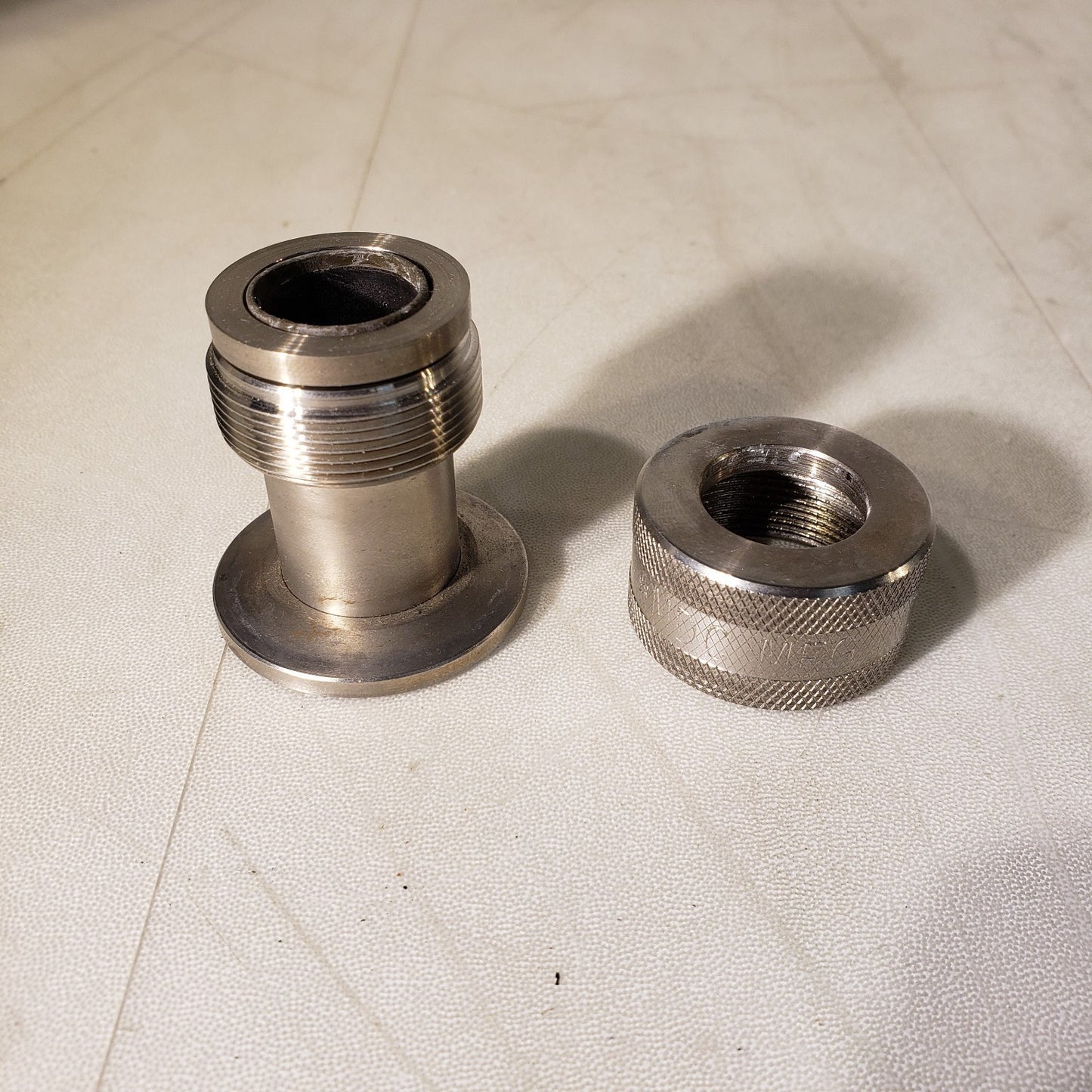 MDC 3/4" Ultra Torr to KF25 NW25 Flange Adapter High Vacuum SS Stainless Steel