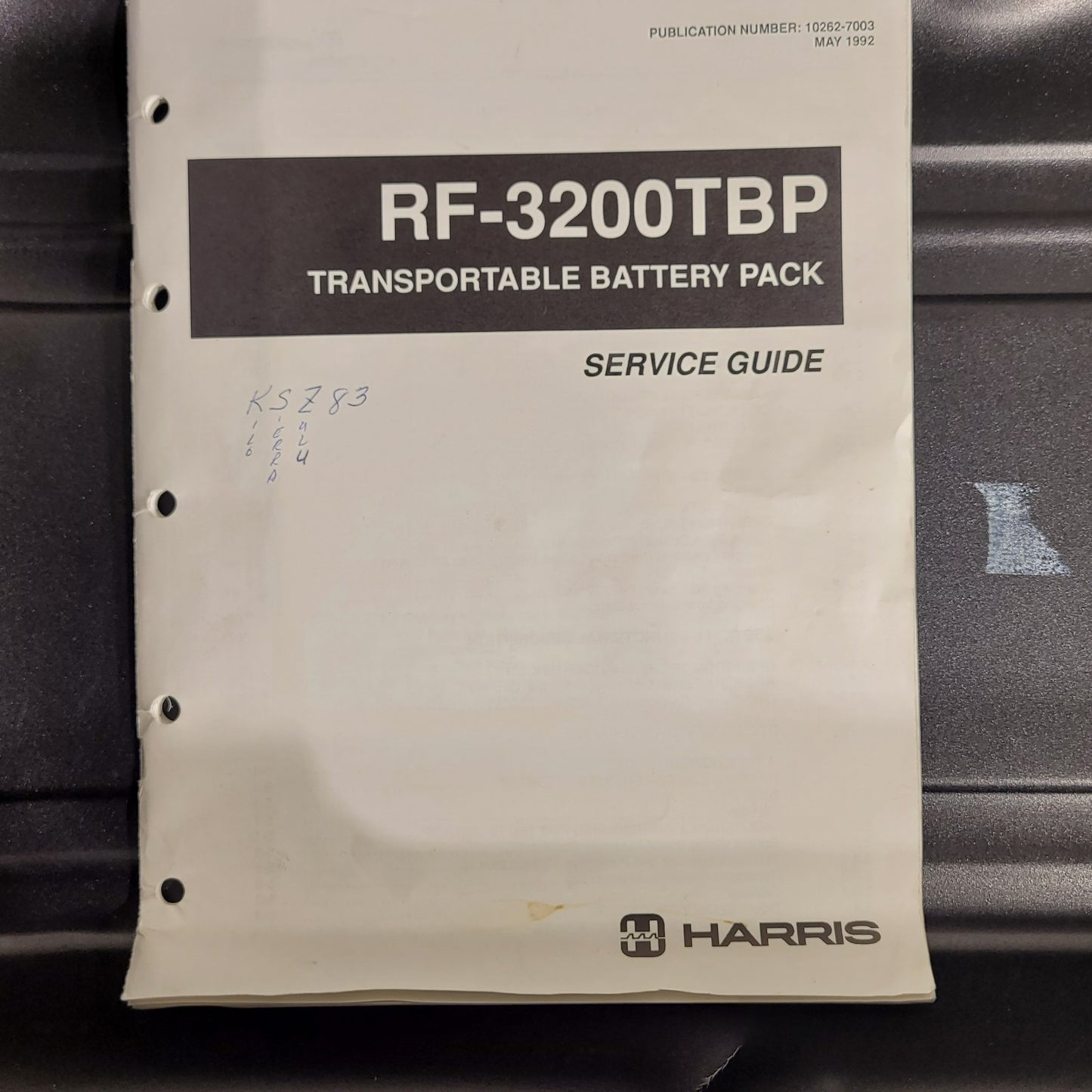 Harris RF-3200E / RF-3200TBP Radio Transceiver w/ Antenna and Battery Pack USB