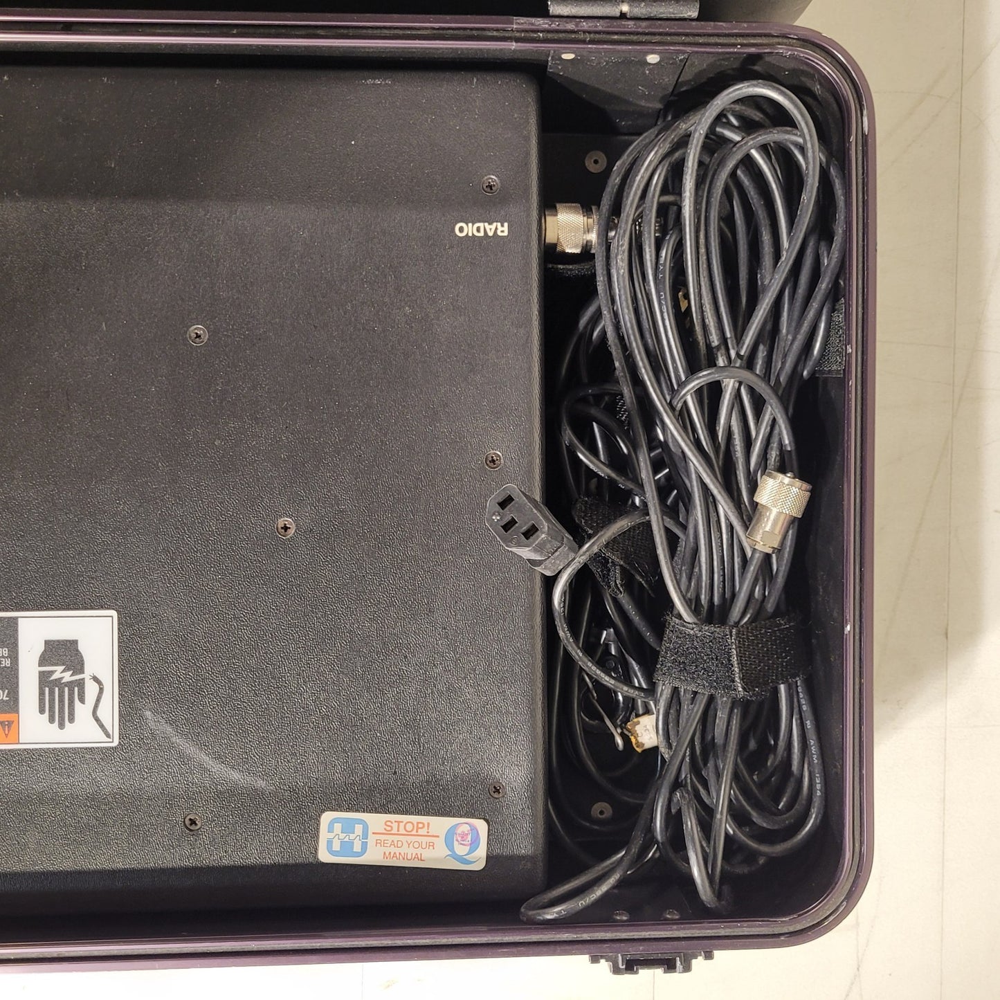 Harris RF-3200E / RF-3200TBP Radio Transceiver w/ Antenna and Battery Pack USB