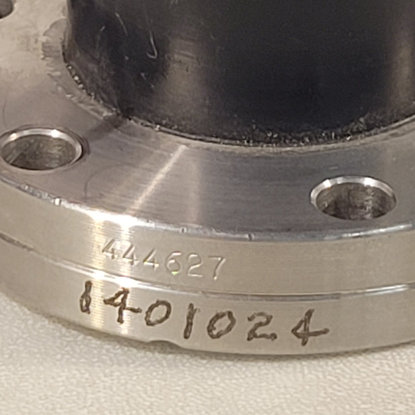 DENTED KNIFE EDGE- DN35CF 2.75" CF Conflat 3 Wire Electrical Feedthrough SS