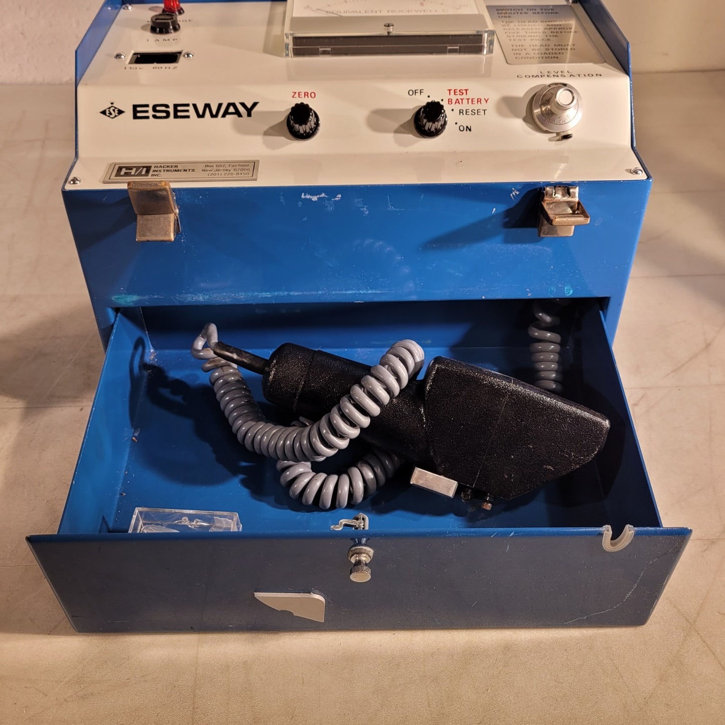 Eseway RC 60 Dynamic Portable Hardness Tester 110V 60CPS
