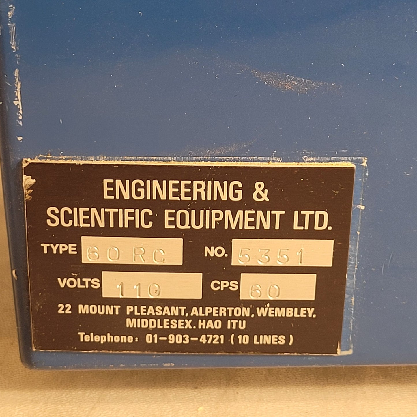 Eseway RC 60 Dynamic Portable Hardness Tester 110V 60CPS
