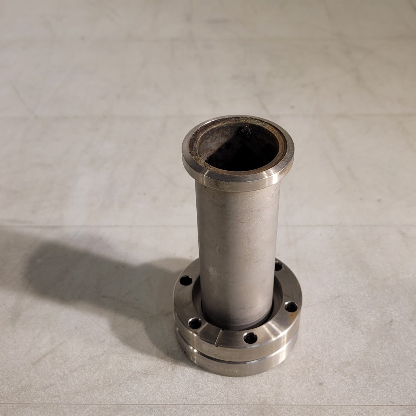 KNIFE EDGE DING- MDC 2.75" Conflat DN35CF Fixed To 2.75" CF Nipple 5" Long SS