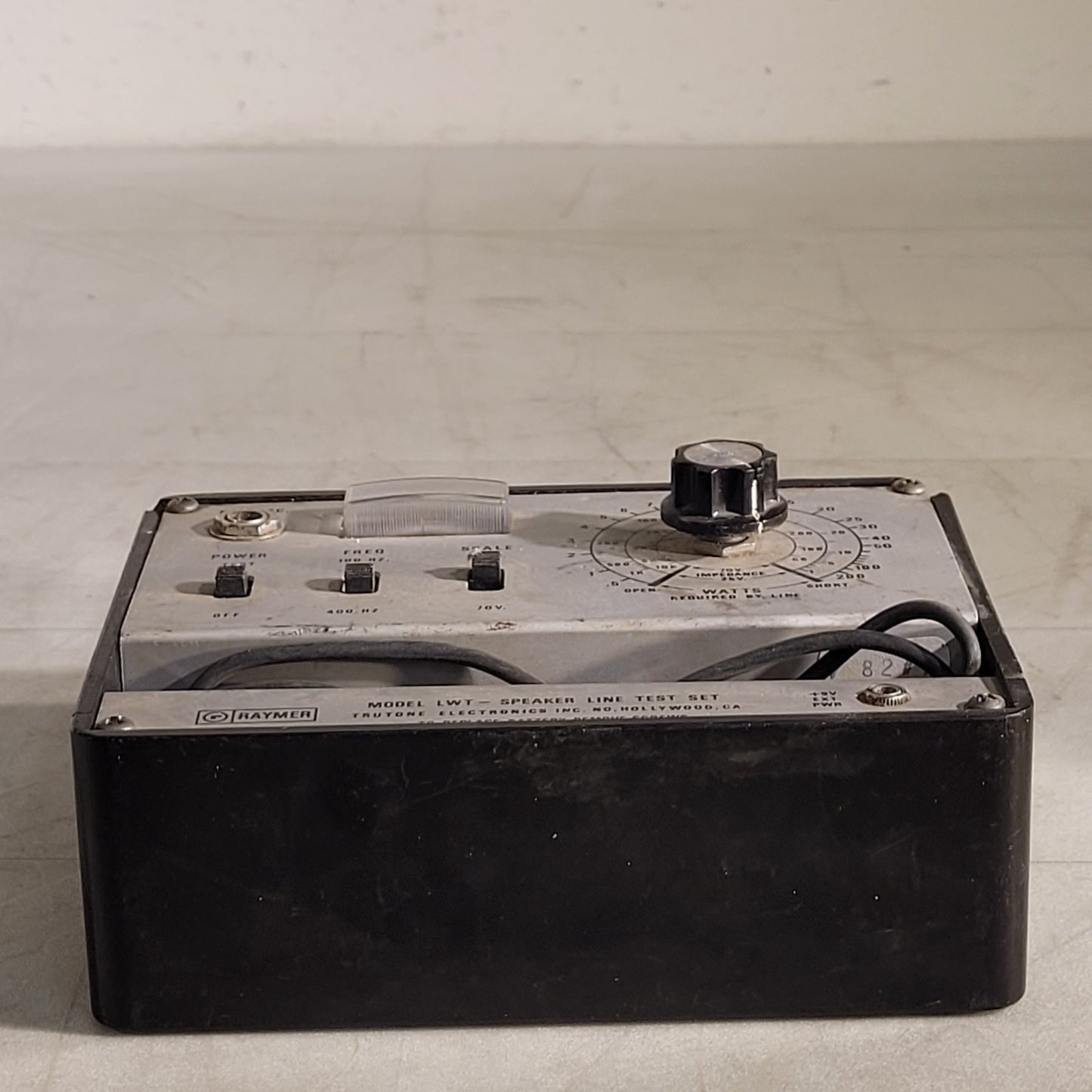 Vintage Raymer LWT Speaker Line Test Set Portable Battery Powered