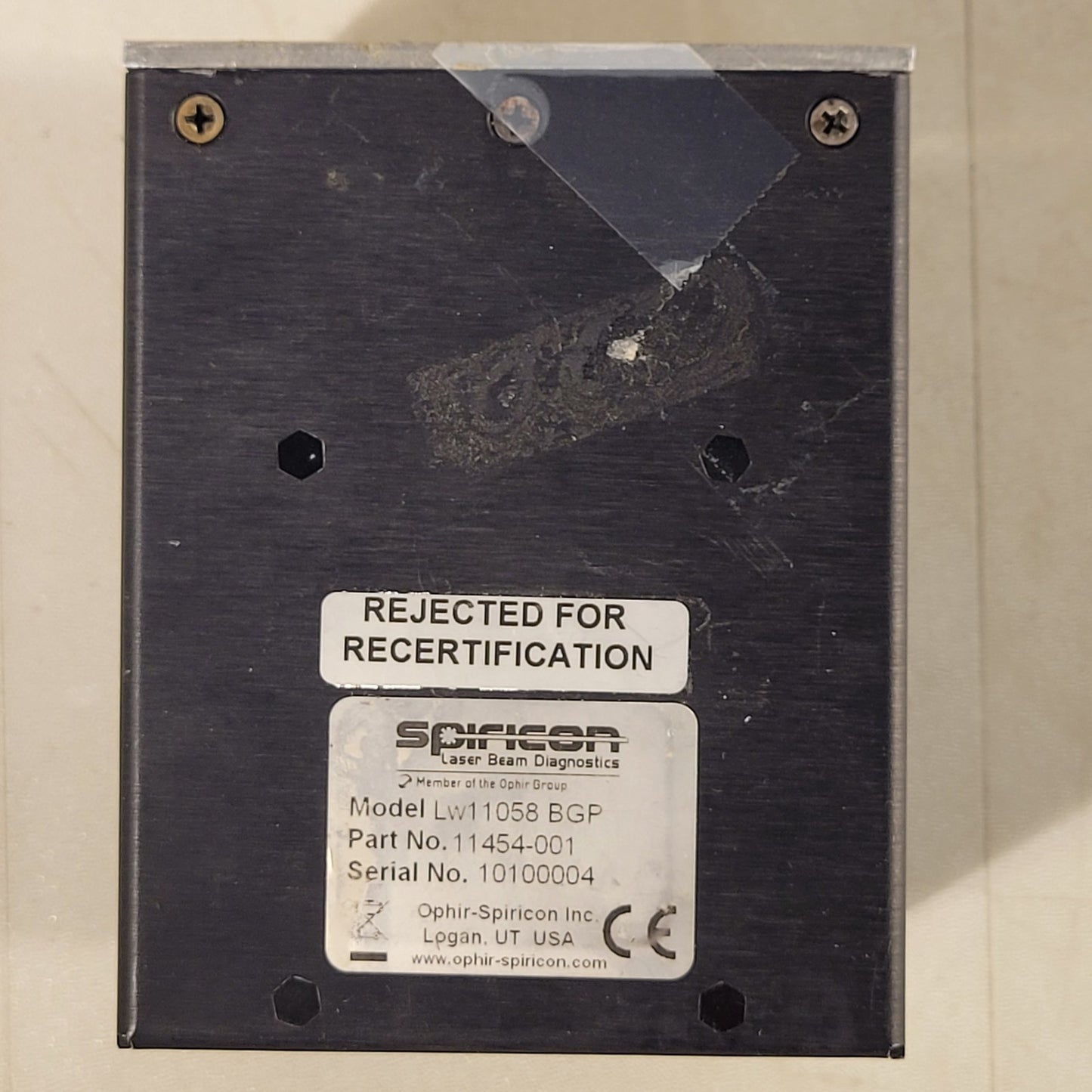 FOR PARTS Spiricon Laser Beam Lw11058 BGP Laser Beam Profiling Camera Sensor