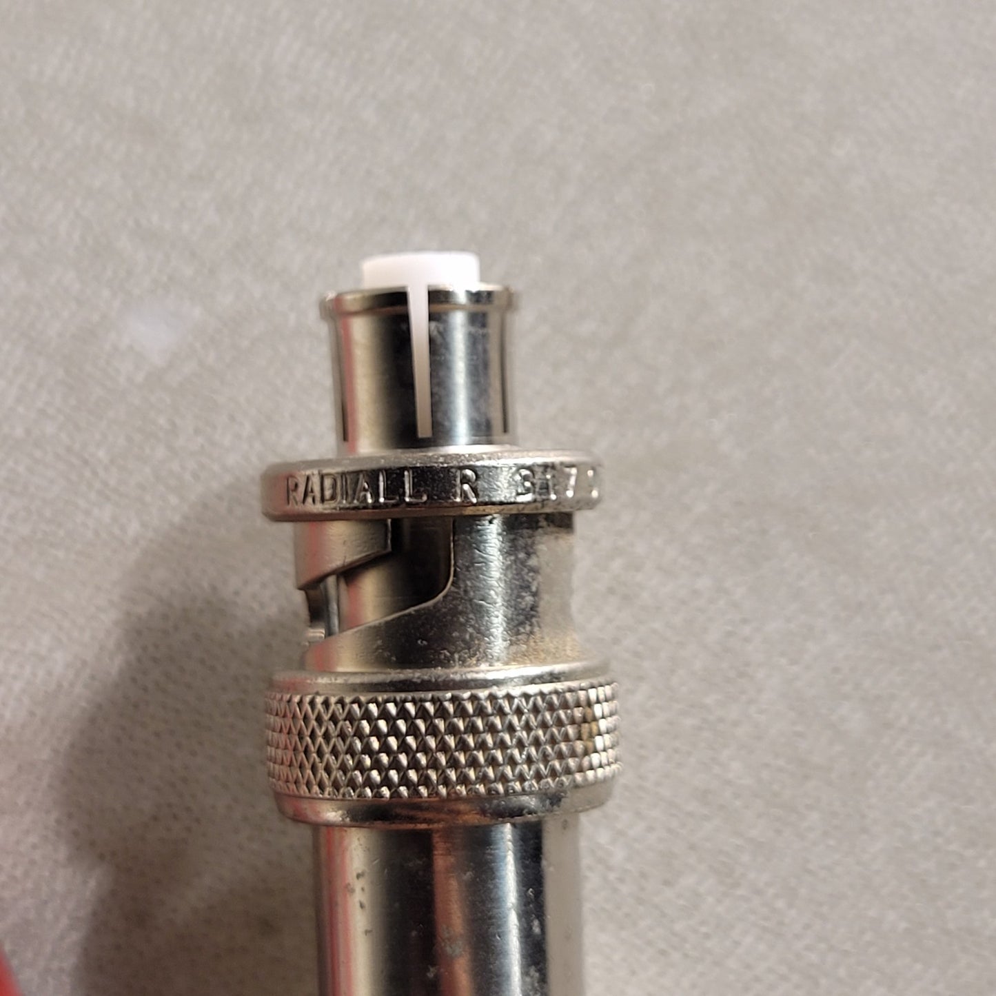 Radiall R 317 072 000 SHV Female Safe High Voltage Radio RF Red Cable 5ft 5kV