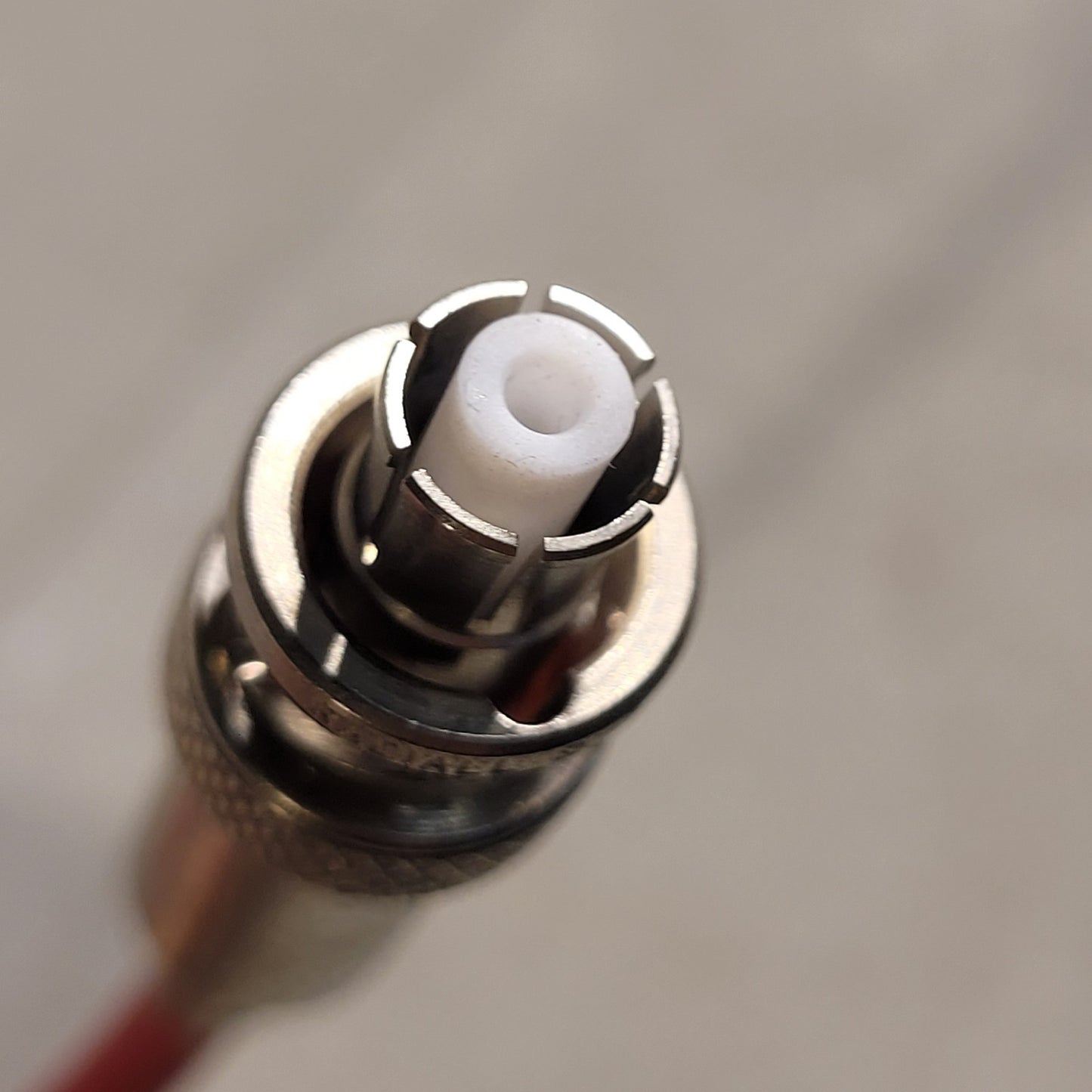 Radiall R 317 072 000 SHV Female Safe High Voltage Radio RF Red Cable 5ft 5kV