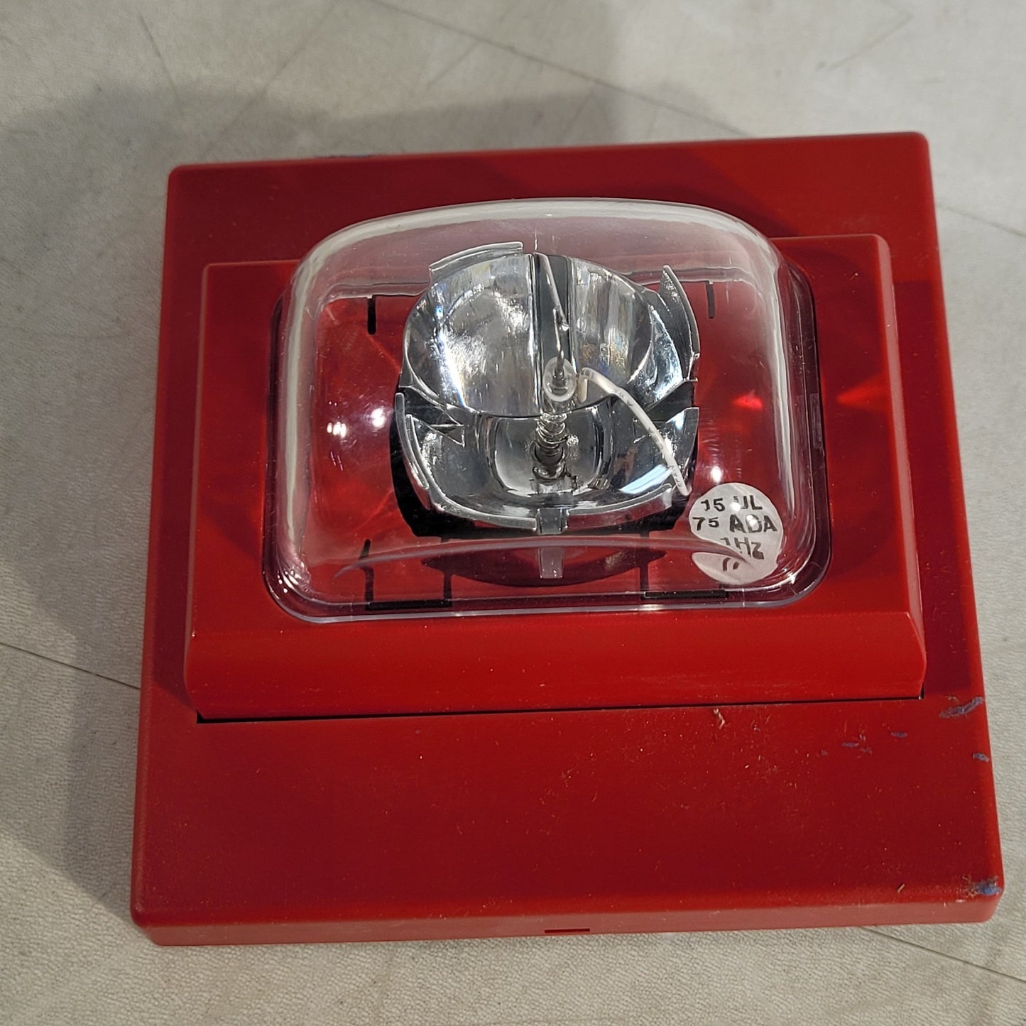 Faraday 2700-E Fire Alarm Remote Strobe Wall Red For Hearing Impaired
