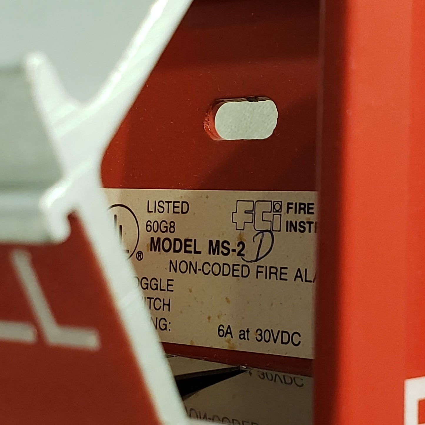 FCI MS-2 Non-coded Fire Alarm Box Pull Alarm Without Key