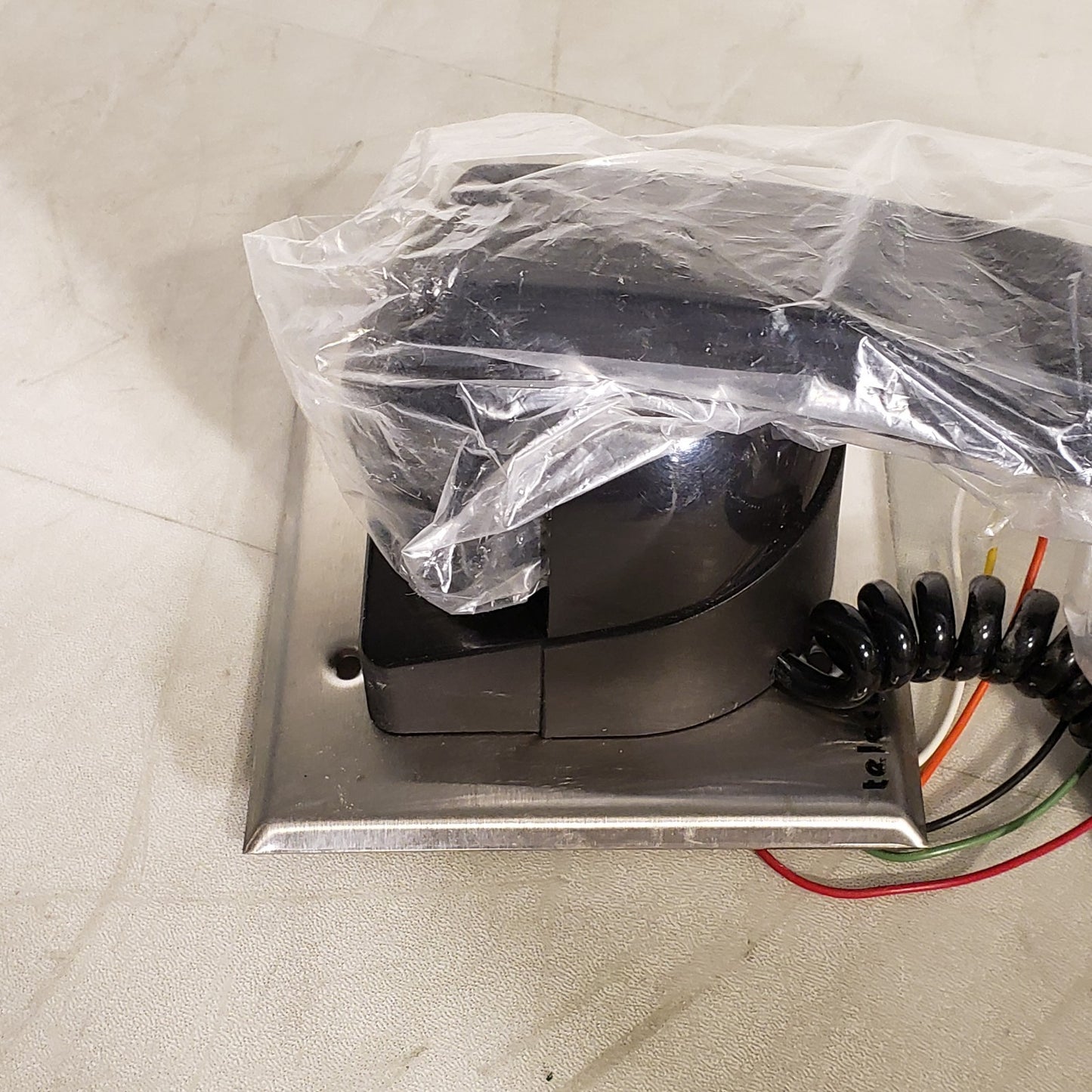 Telecor HS-1 Corded Phone Wall Hung Mounted Headset For Telecom System