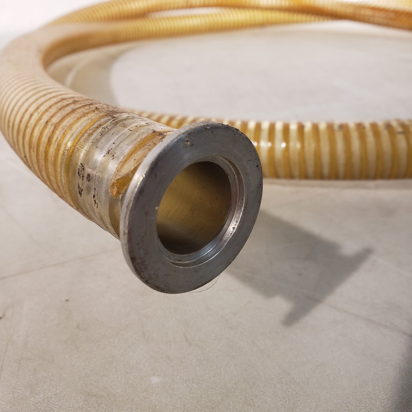 ISO KF25 NW25 Vacuum Hose 10ft 1.25" OD Metal Winding Reinforced High Vacuum