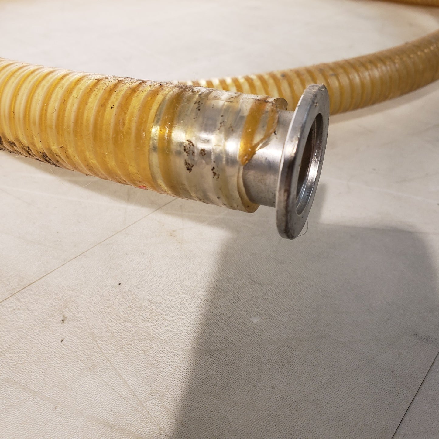 ISO KF25 NW25 Vacuum Hose 10ft 1.25" OD Metal Winding Reinforced High Vacuum