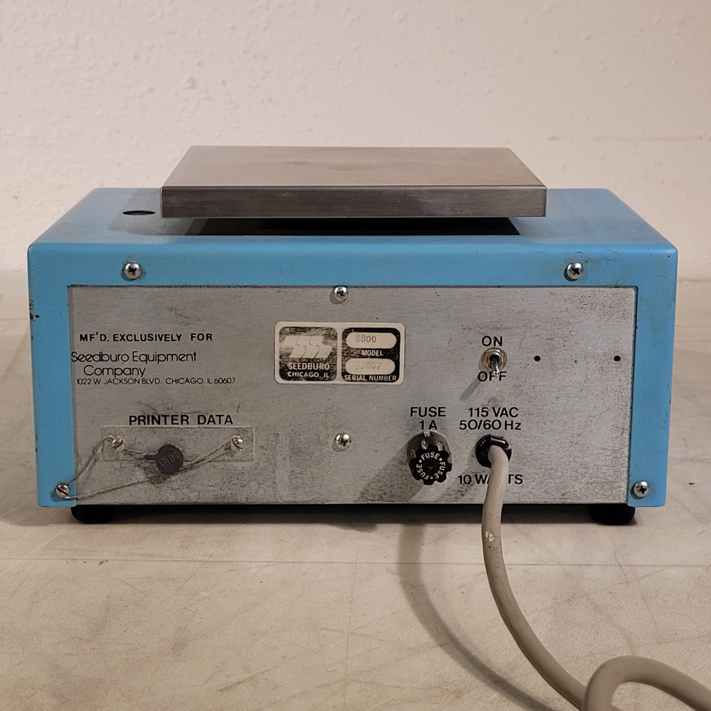 Seedburo 8800 Computer Grain Scale Balance Grams And IB Measure Electronic Weigh