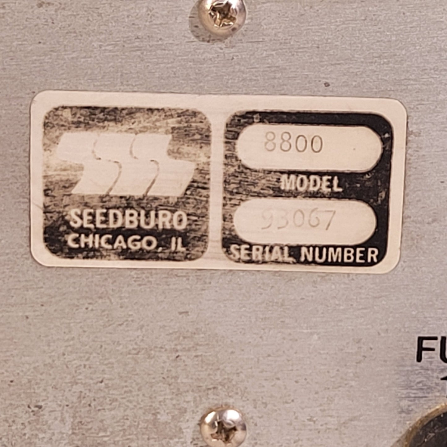 Seedburo 8800 Computer Grain Scale Balance Grams And IB Measure Electronic Weigh